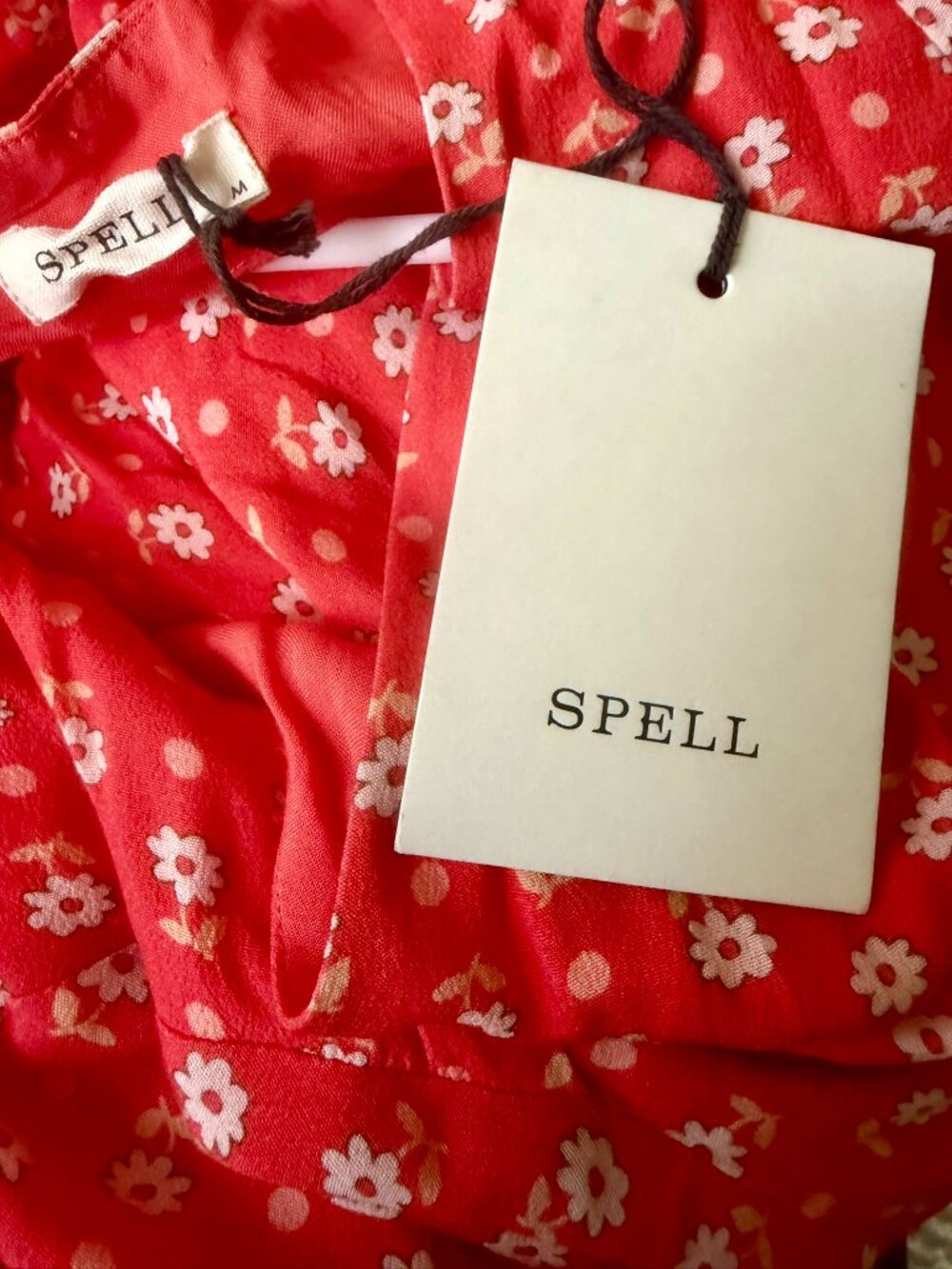 ✨ Spell & The Gypsy Yellow Rose Bias Mini Dress – Desert Rose ✨ Medium | NWT - Picture 5 of 16